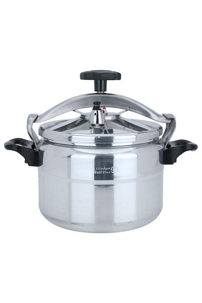 ALSAIF Aluminum Pressure Cooker 7 Litres 24 Cm Silver