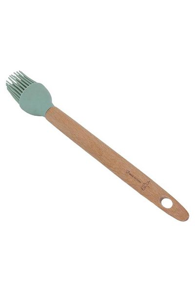 ALSAIF Silicone Brush Wooden Handle Green