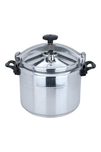 ALSAIF Aluminum Pressure Cooker 20 Litres 30 Cm Silver