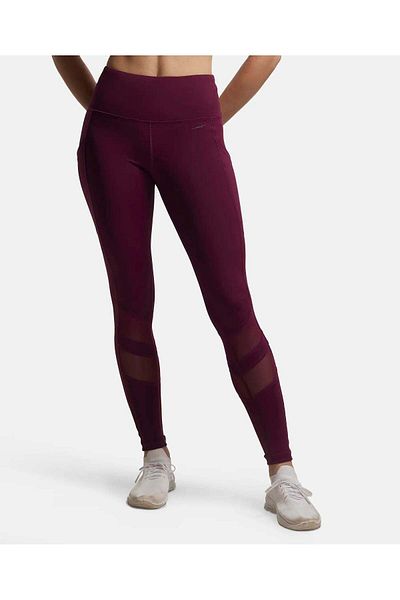 JOCKEY Move Women Slim Fit Leggings MW38-01 Red