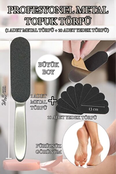 TNL ÇELİK TOPUK TÖRPÜ BAŞLIK + 10 YEDEK TÖRPÜ