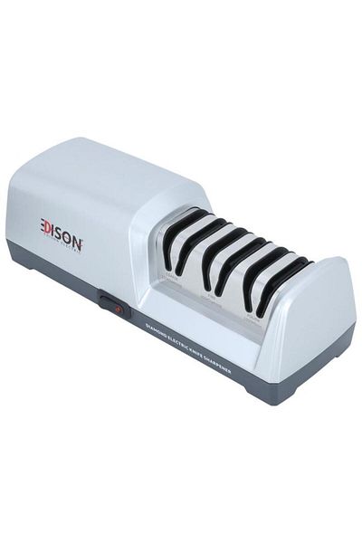 ALSAIF Electric Knife Sharpener 3 Levels 18 Watt Silver