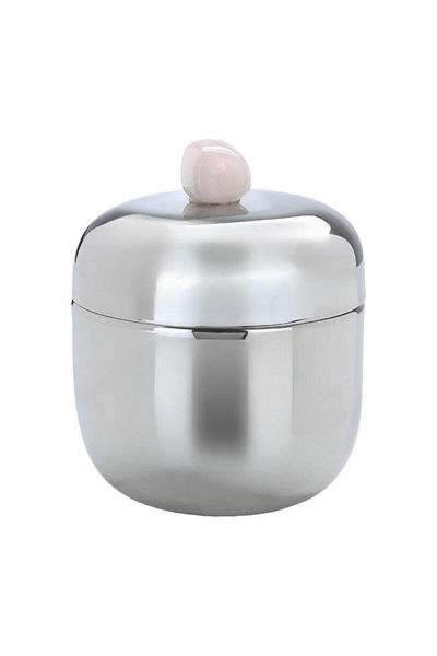 ALSAIF Steel Spice Box 10X10X13 Cm Silver
