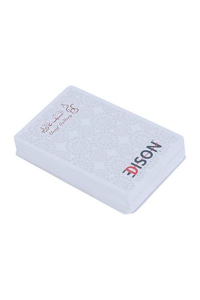 ALSAIF Plastic Playing Cards With Box White