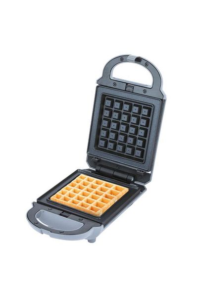 ALSAIF Sandwich And Waffle Maker 460 Watt 2×1 Dark Grey