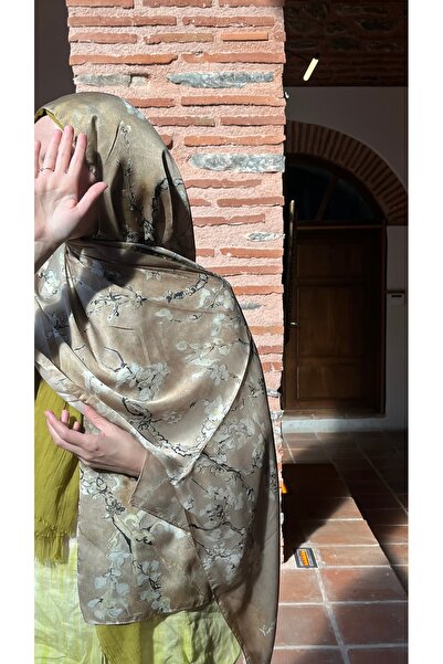 Marasca Bursa Ipeği Van Gogh Şal 70*190 Cm ‘silk Art’