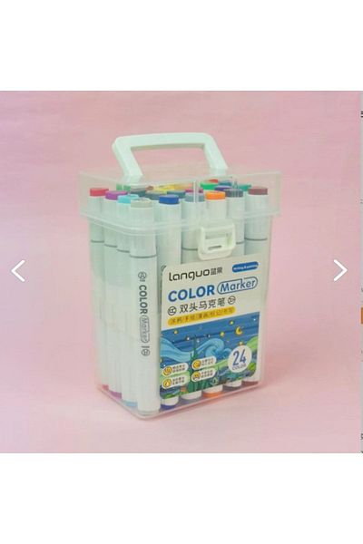 hediyeofisi Double Sided 24 Marker Pen Set