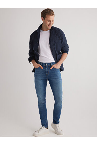 JUD Jack 126 Normal Waist Blue Skinny Jeans Men