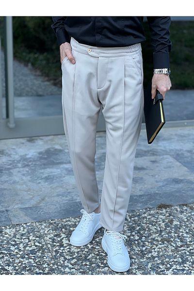 ElitWear Ανδρικό παντελόνι Jogger Boyfriend με ρυθμιζόμενο κόψιμο καρότου