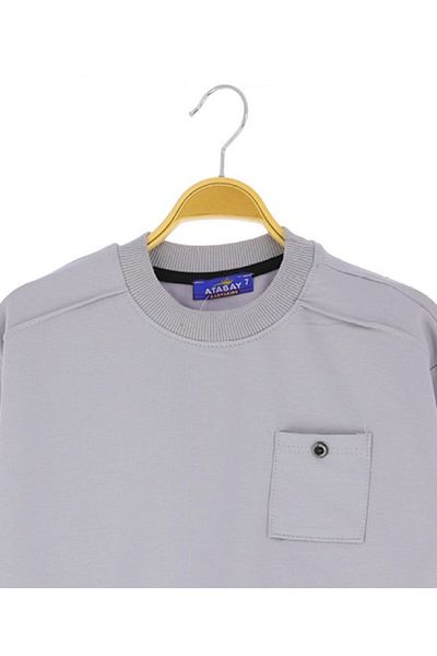 atabay 126-02-25 Boy's Bluz with Pocket 2 Thread Without Shardon 3/7 Years