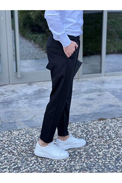 ElitWear Men's Carrot Cut Boyfriend Adjustable Waist Jogger Pants