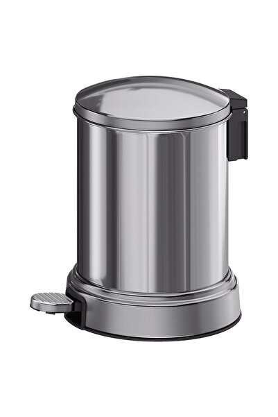 erorex Waste bin, chrome effect, 4 l