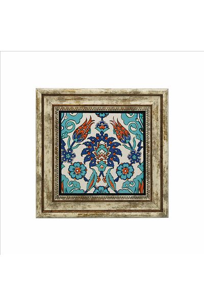 Sadrazam Çivizade Mosque Chinese Mosque Umü Gülsüm Mosque Printed Natural Stone Painting 25X25 Kd-32