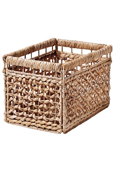 erorex سلة، زهرة الزنبق المائي/طبيعية، 35×25×25 سم