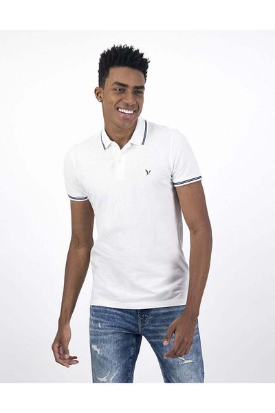 AMERICAN EAGLE قميص بولو بيكيه بقصّة Slim Fit من AE
