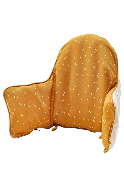 erorex وسادة داعمة وغطاء، منقط باللون الأصفر الداكن/الأبيض