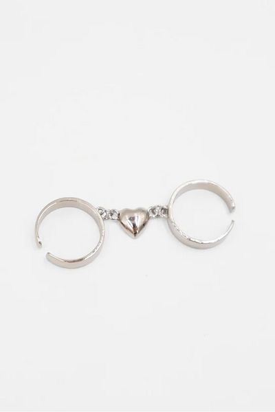 EFBUTİK Double Heart Ring
