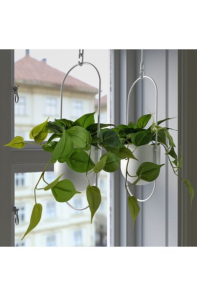 erorex Artificial potted plant, in/outdoor Golden Pothos/hanging, 12 cm