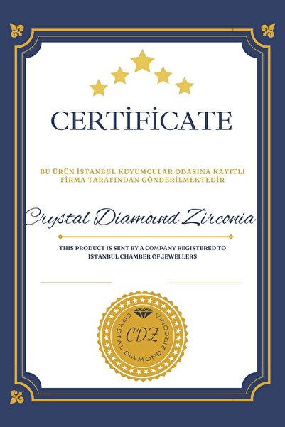 Crystal Diamond Zirconia Muhteşem parlaklıkta , 5 karat zirkon taşlı gümüş küpe