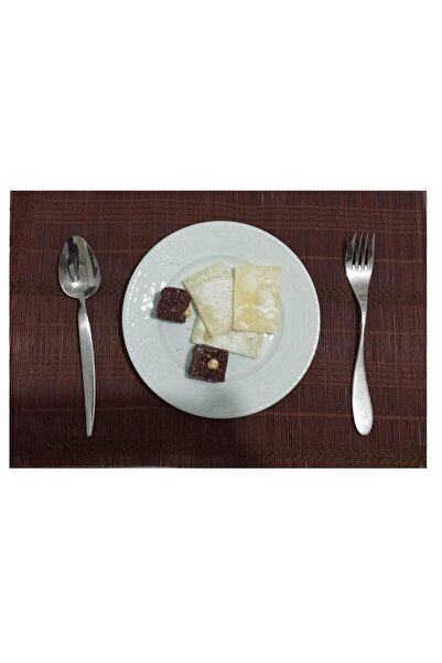 YAKUT Bambu 2'li Amerikan Servis 43,5x30,5 Cm - Kahve