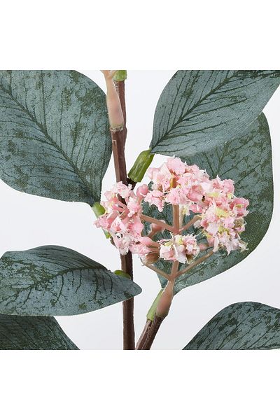 erorex Artificial flower, eucalyptus/pink, 30 cm