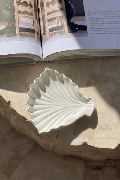 BigSale Διακοσμητικό πιάτο με κοχύλι, πιάτο κοσμήματος