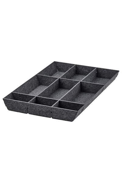 erorex Adjustable organiser for drawer, grey, 40 cm