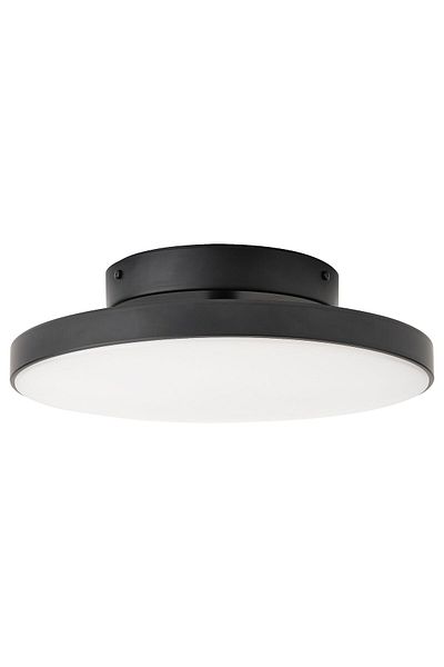 erorex LED ceiling lamp, matt/black, 36 cm