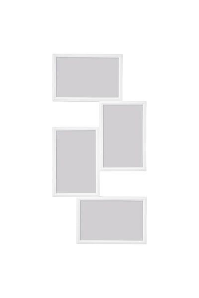 erorex Collage frame for 4 photos, white, 21x41 cm