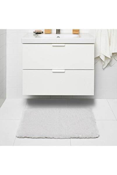erorex Bath mat, white, 60x90 cm