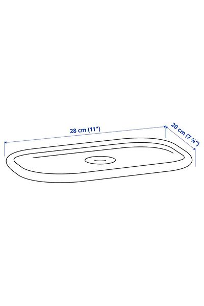 erorex Lid, white, 20x28 cm