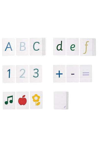 erorex Cards w letters, numbers, signs