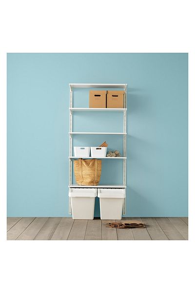 erorex Box with lid, brown, 25x34x26 cm