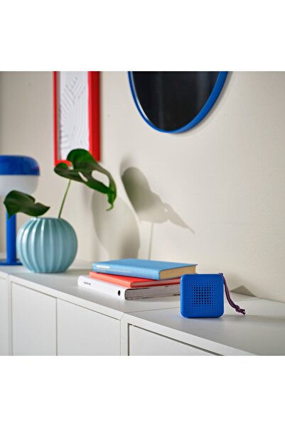 erorex مكبر صوت بلوتوث محمول، مقاوم للماء/أزرق