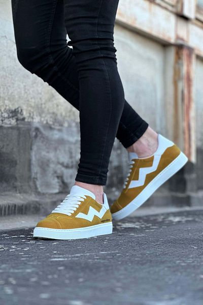 K&A Yellow Men's Casual Shoes