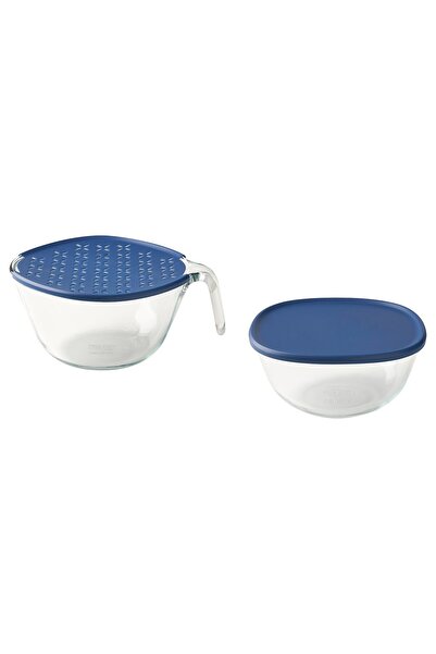 Generic Bowl with lid, set of 2
