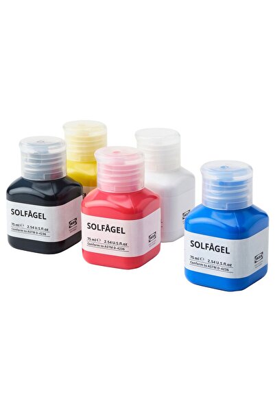 Generic SOLFÅGEL Acrylic paint, mixed colours, 375 ml