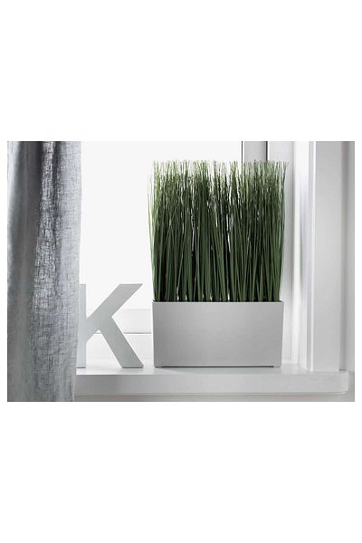 erorex Artificial potted plant with pot, in/outdoor grass