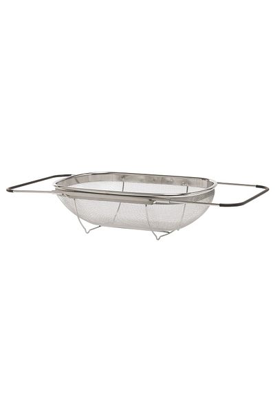 erorex Colander, stainless steel/black, 34x23 cm
