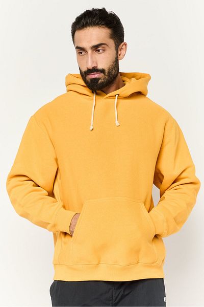 Champion Men Sportswear Fit Long Sleeves Outdoor Hoodies, Yellow