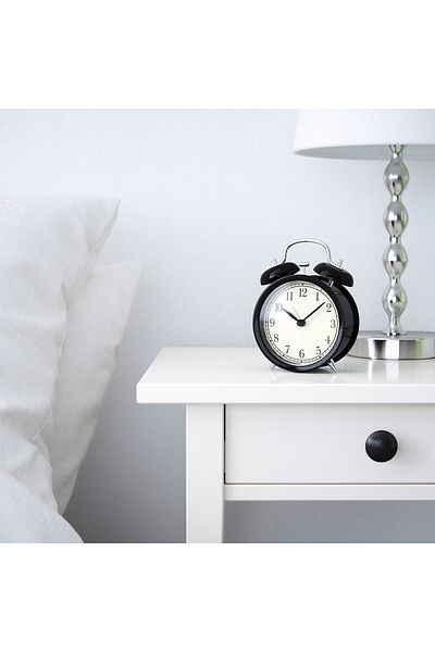 erorex Alarm clock, black, 10 cm