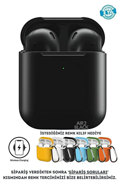 Favors Siyah 2.nesil Ios Android Uyumlu Kablosuz Bluetooth Kulaklık