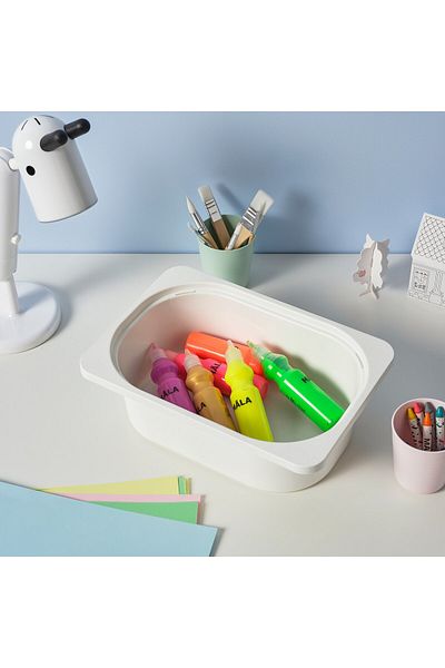 erorex Storage box, white, 20x30x10 cm