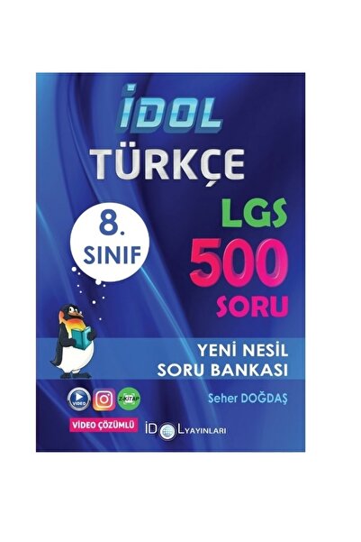 İdol Yayınları Idol 8.sınıf 4’lü Lgs 500 Yeni Nesil Soru Bankası
