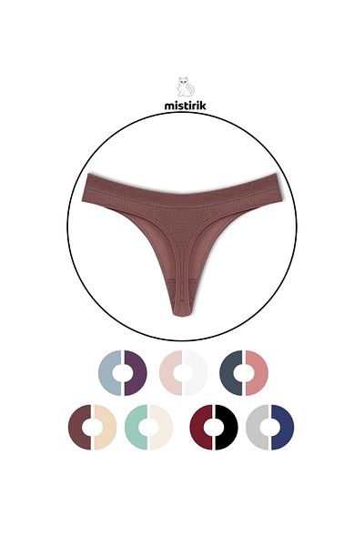 MİSTİRİK Paulo Model Snur Snur Bumbac Tanga Flexibil Model Prune