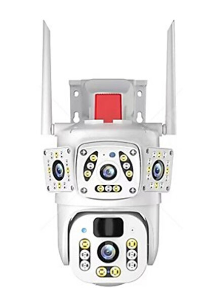 Smith 3017 Çift Kameralı Hareket Takipli Gece Sensörlü Çift Siren Su Geçirmez...