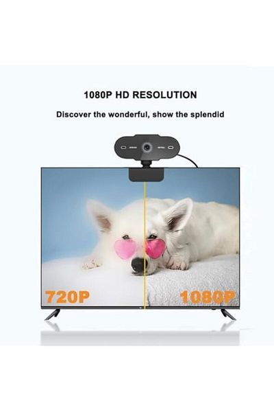 STOREMAX 1080P USB Wired Webcam Conference Camera Chat Video Chatting with Built-In Microphone