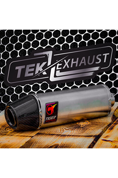 Tiger Tiiger Tri 780 Karbon Kapak 250 Cc Ve Üstü Motosikletler Için Slip On Egzoz/tüp