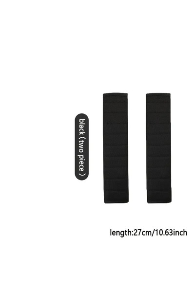 Dodemert Home غطاء حزام مقعد السيارة باللون الأسود وواقي كتف من الكتان الناعم...