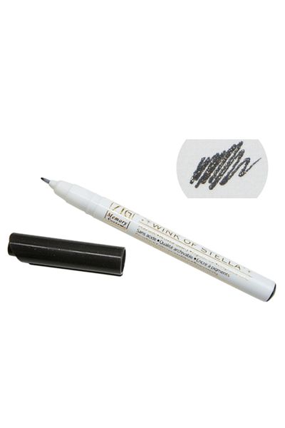 Zig Black Wink Od Stella Glitter Pen